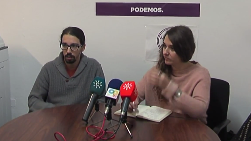 Rueda de Prensa de Podemos