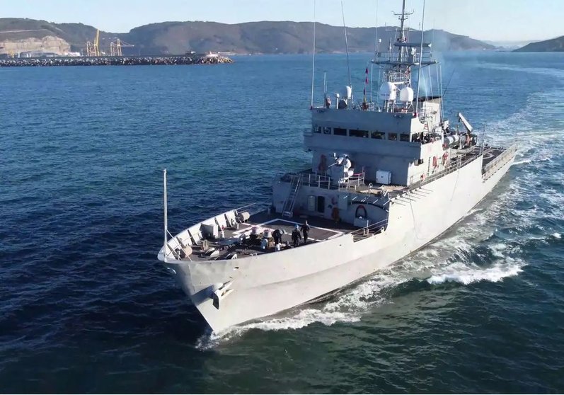 El patrullero de la Armada Española 'Centinela'