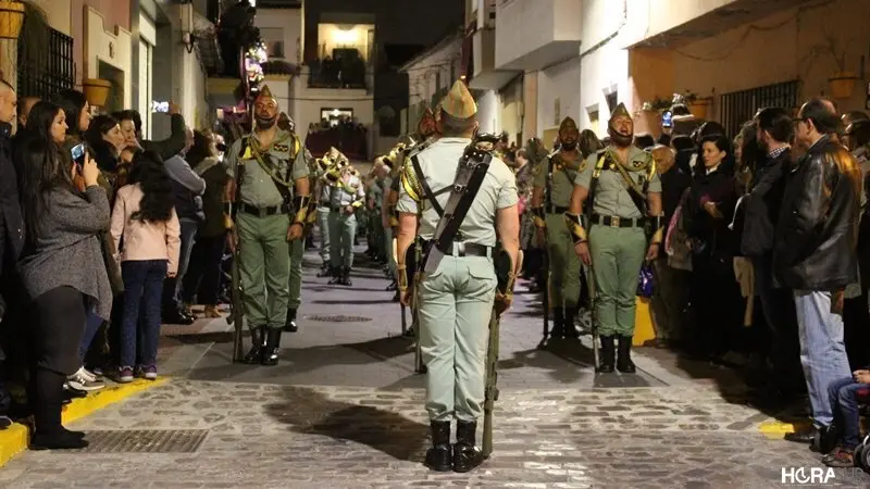 La Legi&oacute;n en la Semana Santa de Algeciras