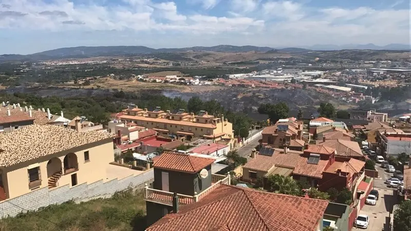 Vistas de la zona afectada por el incendio. Foto de Sonia Guacimara