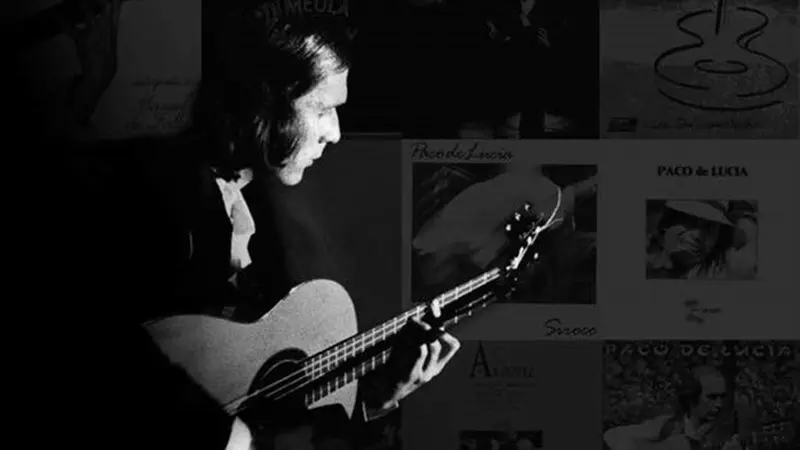 Detalle del cartel del V Encuentro de Guitarra Paco de Luc&iacute;a