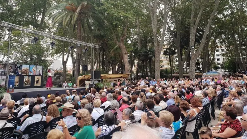 Lleno en el Parque en el Festival de Copla Andaluza