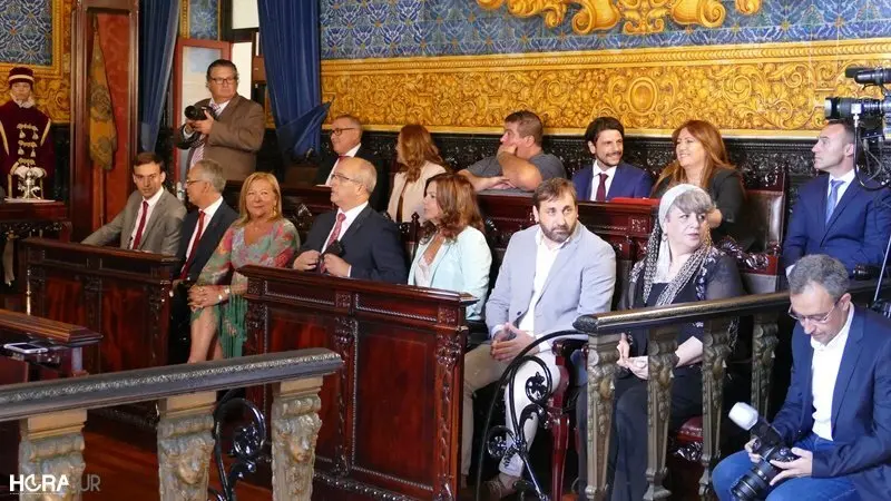 Acto de constituci&oacute;n de la XI Corporaci&oacute;n de Algeciras, que ha elegido a Jos&eacute; Ignacio Landaluce, alcalde de la ciudad (1)