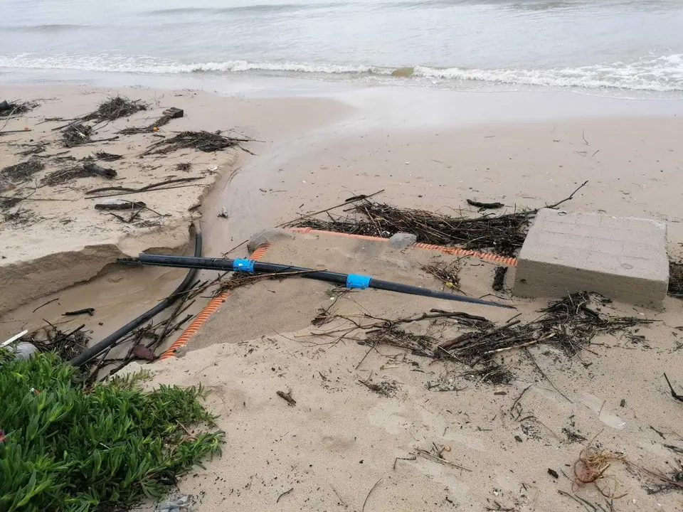 Imagen actual de la Playa del Rinconcillo