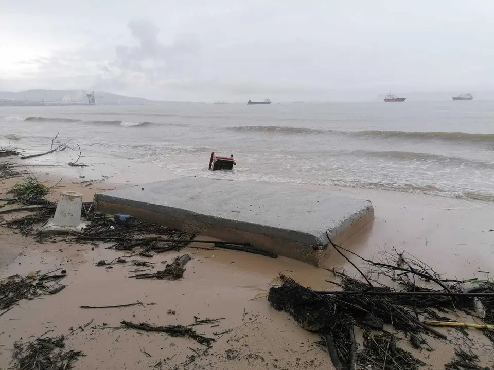 Imagen actual de la Playa del Rinconcillo