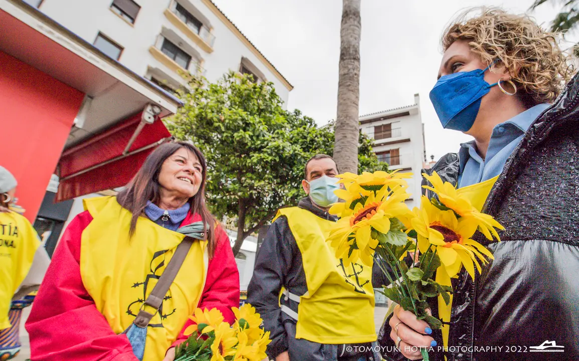 Protesta de Amnist&iacute;a Internacional en Algeciras contra la guerra en Ucrania - Tomoyuki Hotta (5)