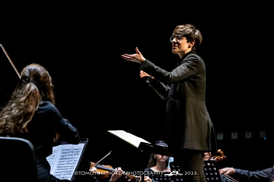 La directora algecire&ntilde;a, durante el concierto. TOMOYUKI HOTTA