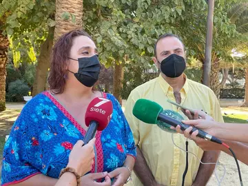 &Aacute;ngela AGuilera y Ricardo S&aacute;nchez Adelante Andaluc&iacute;a