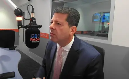 Fabian Picardo en la GBC