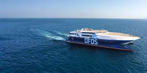 Buque de la naviera DFDS