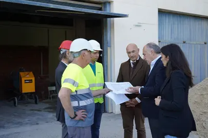Trabajos en el nuevo crematorio