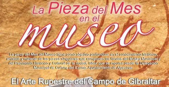 Cartel Pieza Mes rupestre