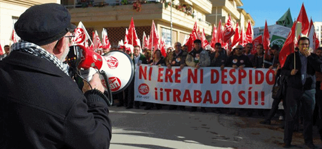 Protestas amortizaci&oacute;n plazas Los Barrios