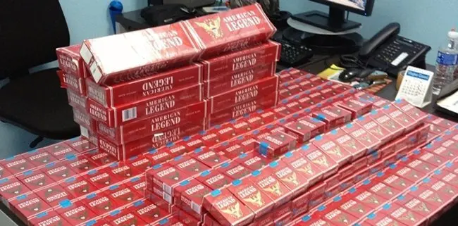 Tabaco de contrabando  intervenido