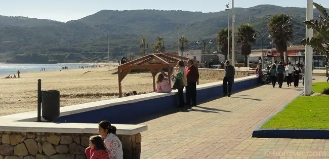 Paseo y playa de Getares 26 de enero