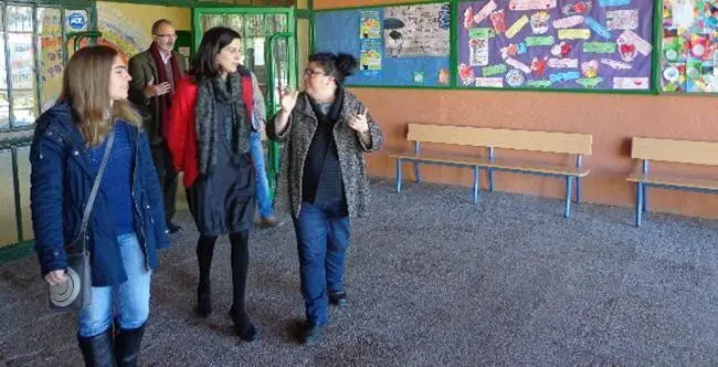 Visita Saucedo a CEIP San Bernardo 1
