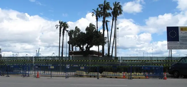 Obras del acceso central, 04042014