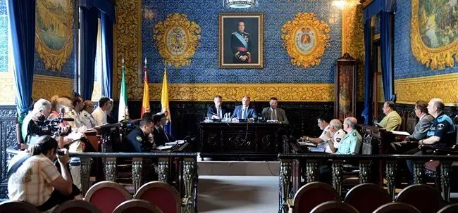 salon de plenos junta local de seguridad