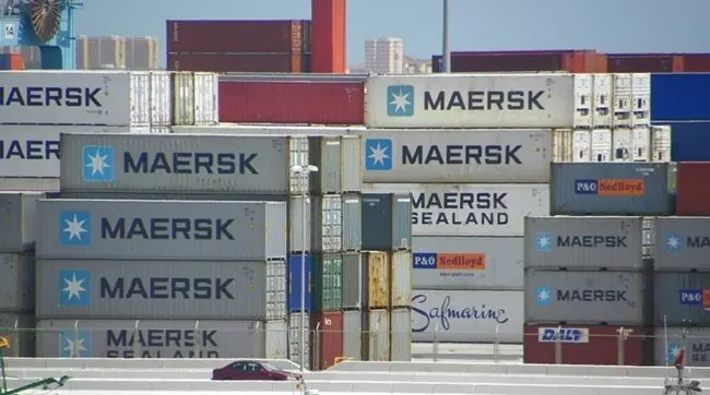 Contenedores en el puerto de Algeciras