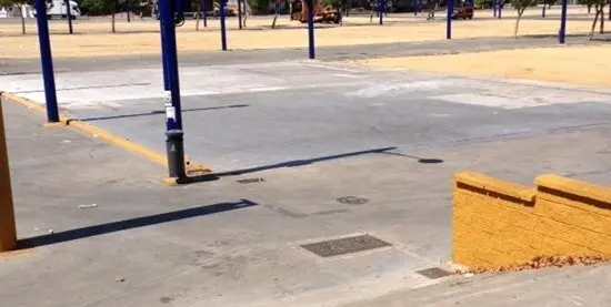 Espacio del parque infantil en Parque Feria