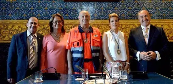 entrega de las medallas de la palma 2014