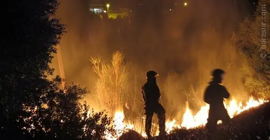Incendio Picaro agosto 2014