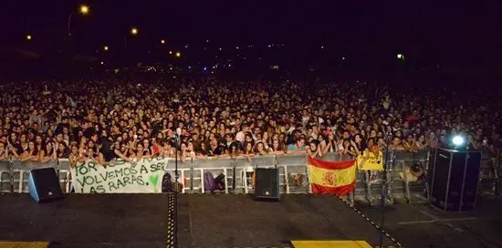 aparcamientos playa getares Road show de Los 40 Principales