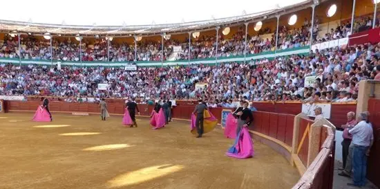 aspecto de la plaza de Sanlucar