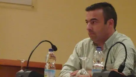 David Gil, en un pleno de Los Barrios