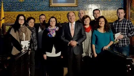 recepcion a los profesores integrantes del proyecto comenius