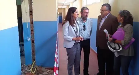 Foto reciente visita a obras Puerta del Mar 2