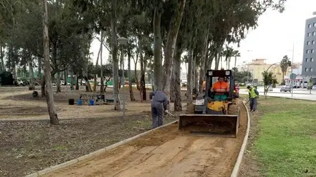 Trabajos parque deportivo Pepe Gazquez