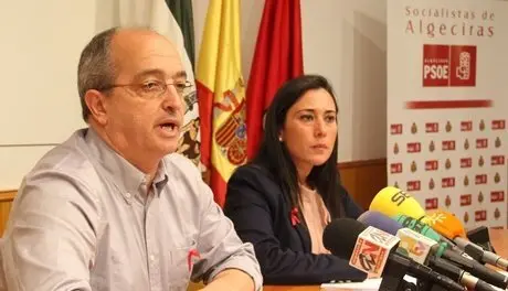 Rueda de prensa de Fernando Silva y Roc&iacute;o Arrabal, en una imagen de archivo