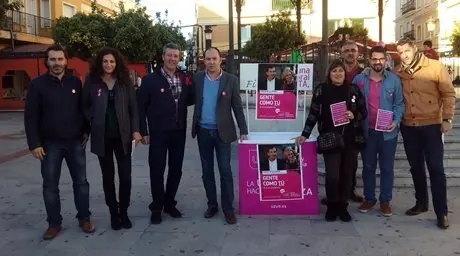 CANDIDATO UPyD CADIZ - PASEO DE LA CONSTITUCION