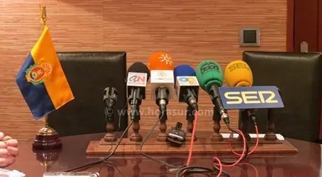 Microfonos en Alcaldia