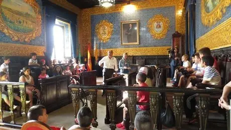 VISITA DE ALUMNOS DEL CEIP MEDITERRANEO