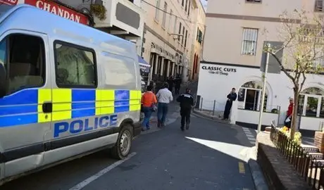 Veh&iacute;culo de la Polic&iacute;a de Gibraltar