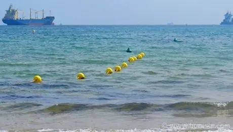 Balizamiento de la playa de Getares, Ago2013