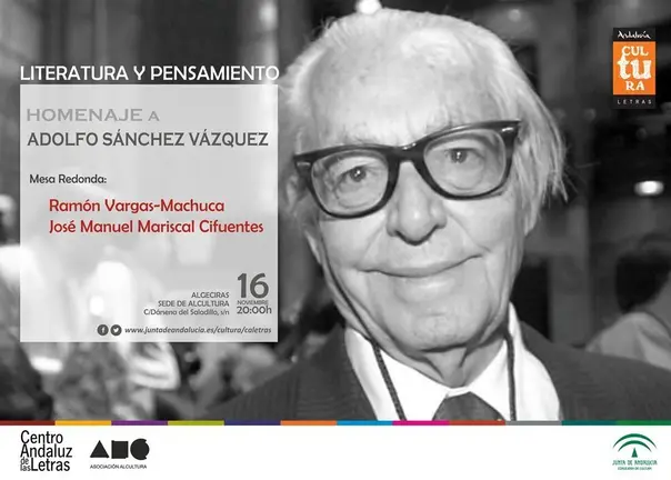 HOMENAJE ADOLFO S&Aacute;NCHEZ V&Aacute;ZQUEZ