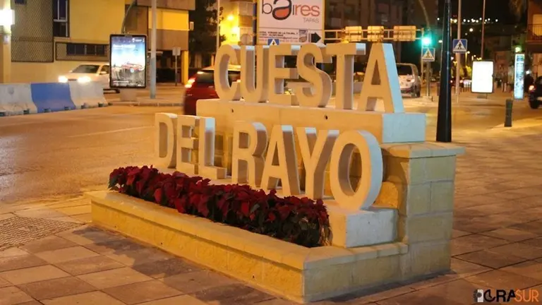 Letras Cuesta del Rayo