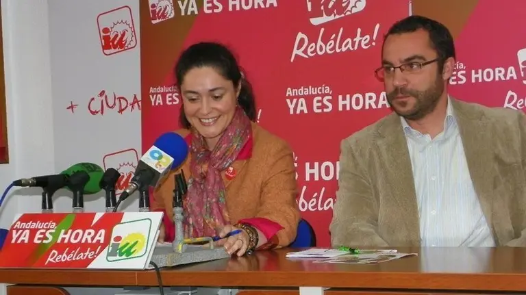 Inmaculada Nieto junto a Juan Jose Rodriguez