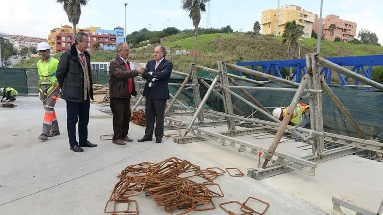 Visita a las obras de Pajarete