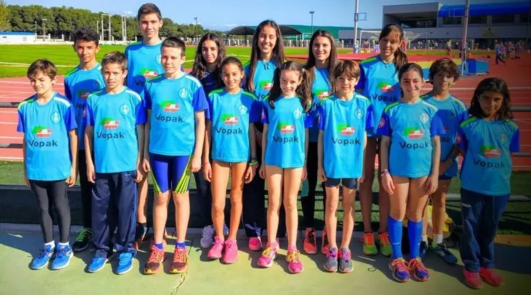Atletas del Promoci&oacute;n Atletismo