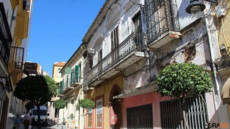 Calle del barrio de la Caridad