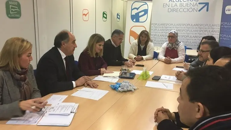 Reuni&oacute;n en la sede del PP