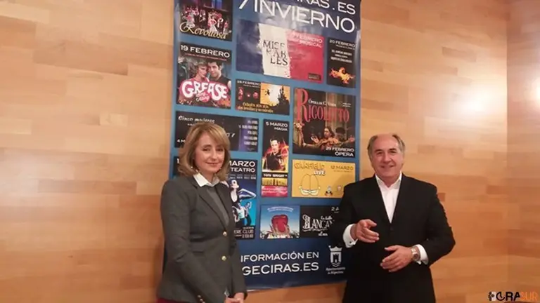 Pintor y Landaluce en la presentaci&oacute;n de los actos