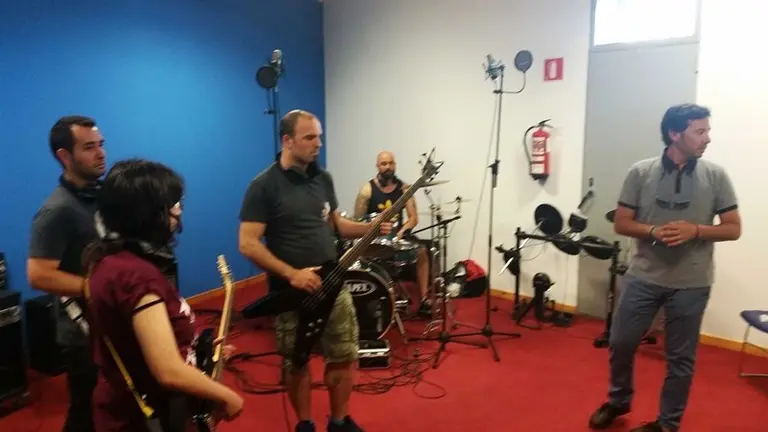 Visita estudio de grabaci&oacute;n