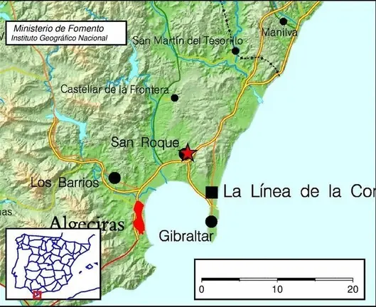 Epicentro del terremoto