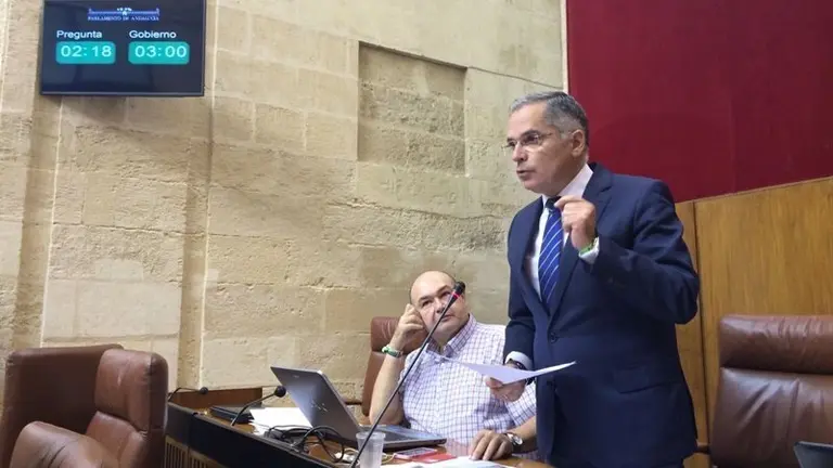 Jacinto Mu&ntilde;oz en el Parlamento Oct2016