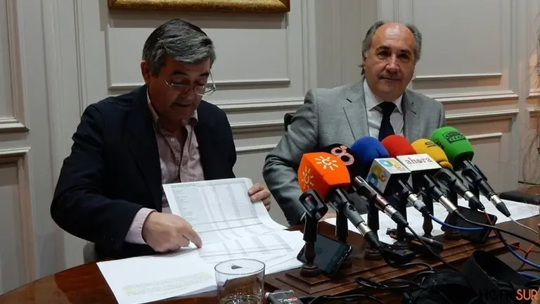 Fern&aacute;ndez y Landaluce en rueda de prensa
